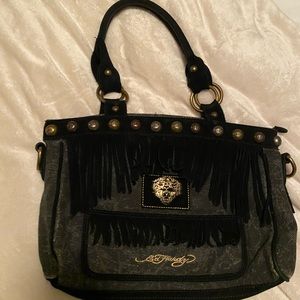 Ed Hardy Bohemian Look Fringe Bag